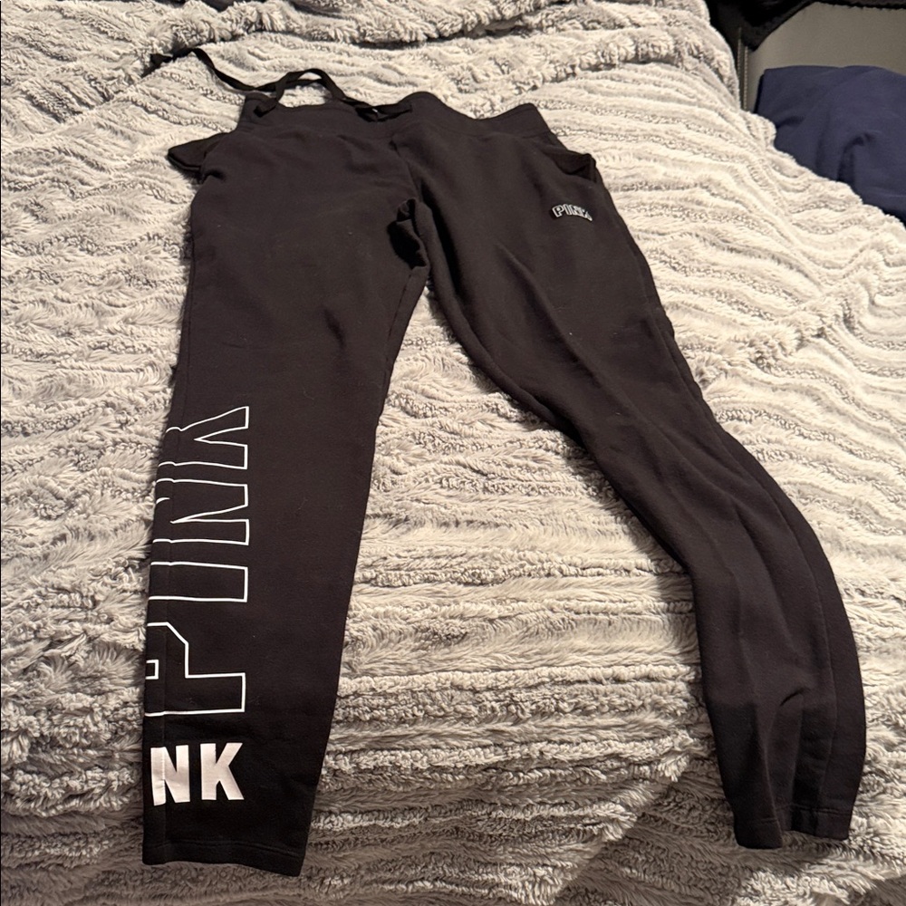 PINK Victoria's Secret Black Joggers